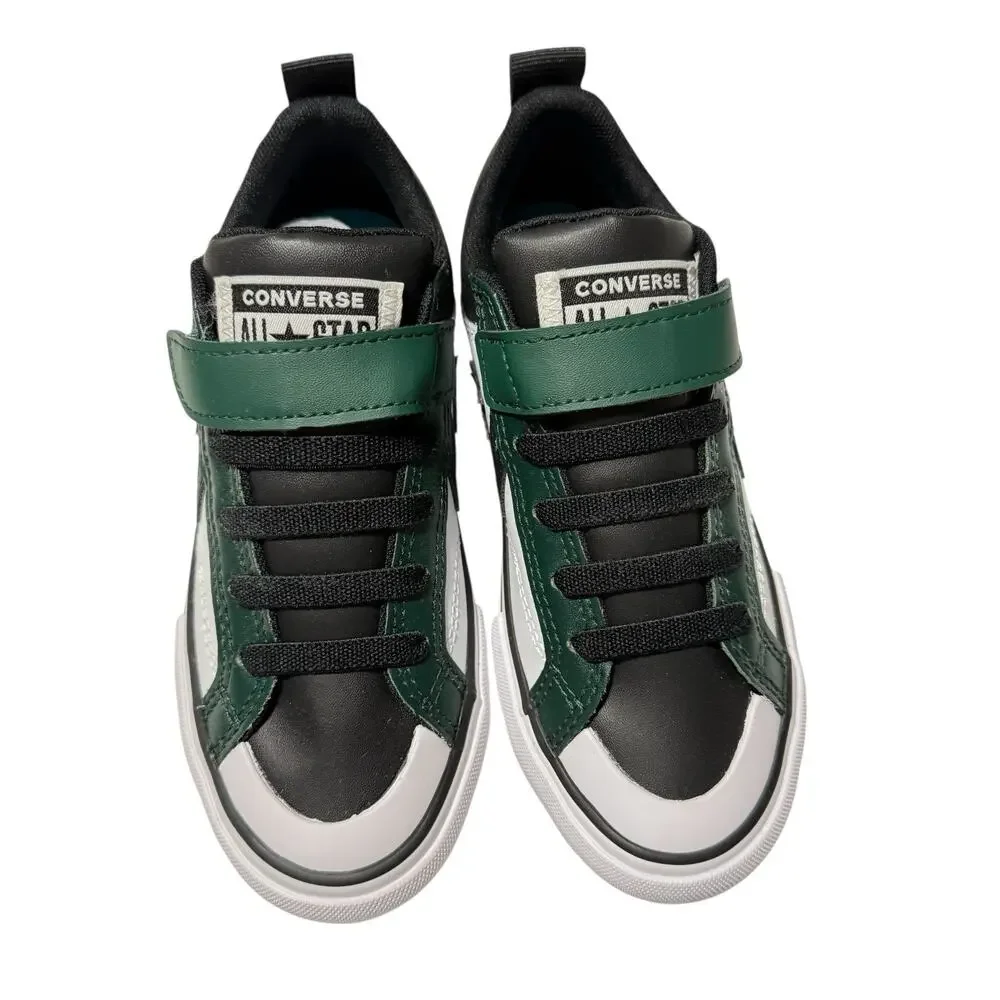 Converse Pro Blaze Low Top Shoe Green and Black/White Kids Size /13